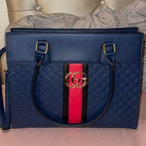 Navy purse